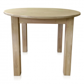 Стіл круглий "Раунд" прозорий бук