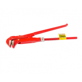 Ключ трубный кованый MASTERTOOL 90° 1" Red (76-0751)