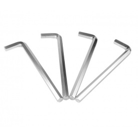 Ключ шестигранный MASTERTOOL CrV 16,0 мм 75/246 мм 4 шт Grey (75-0016)