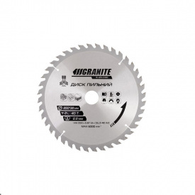 Диск пильный для дерева GRANITE 250х32х40Т адаптер 32-30/32-25.4 6100 об/мин (5-25-040)