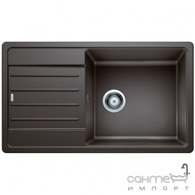 Гранитная кухонная мойка Blanco Legra XL 6 S Silgranit 527274 вулканический серый