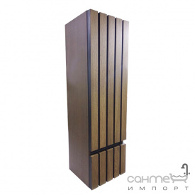 Подвесной пенал Fancy Marble Milos 400 шпон, фасад шпон рейка