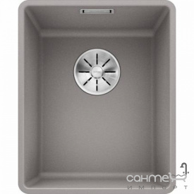 Гранитная кухонная мойка Blanco Subline 320-F Silgranit 527342 вулканический серый