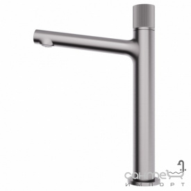 Смеситель для раковины высокий Аква Родос Roma 04 Gun Metal оружейная сталь