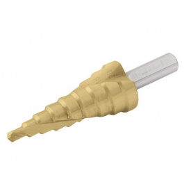 Сверло для металла ступенчатое GRANITE HSS 4-20 мм 9 ступеней Gold (6-00-420)