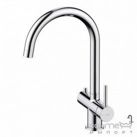 Смеситель для кухни с изливом для фильтрованной воды Blue Water Eden Chrom хром