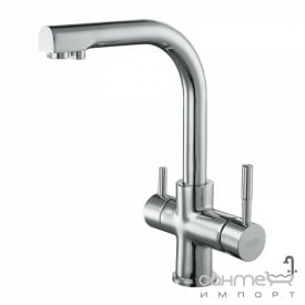 Смеситель для кухни с изливом для фильтрованной воды Blue Water Alabama Mosiadz Antycny античная латунь