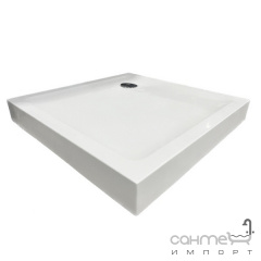 Квадратный акриловый душевой поддон Radaway Lupo C Compact 800x800 LUC8080115-05 белый Запоріжжя