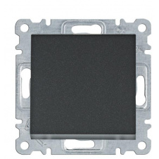 Двухполюсный выключатель Hager WL0063 Lumina 10АХ/230В (черный)