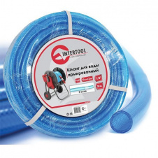 Шланг для води 3-х шаровий 1/2, 30 м, армований PVC INTERTOOL GE-4055