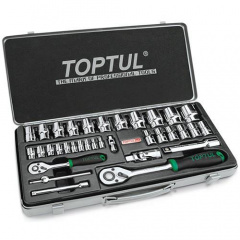 Набор головок с трещоткой TOPTUL 1/4, 1/2 34ед. GCAD3401 Харьков