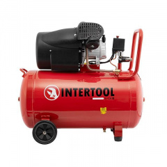 Компресор 100 л, 2.23 кВт, 220 В, 8 атм, 354 л/хв, 2 циліндри INTERTOOL PT-0005 Миколаїв