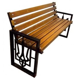 Лавка садова Tobi Sho у стилі Лофт із декором 170 см колір дуб