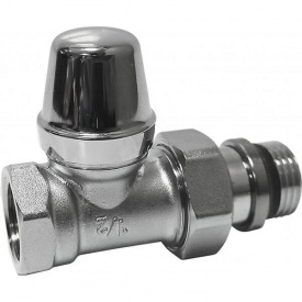 Кран радіаторний відсікаючий Caleffi S.p.a. 1/2 10 bar прямий (432422)