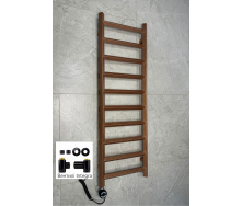 Полотенцесушитель комбинированный Terma CRYSTAL 1200x400 Bright Cooper, тен MOA + вентиль Integra