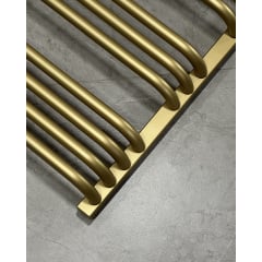 Полотенцесушитель комбинированный Terma Alex 760x500 Brass, тен ONE + вентиль Unico Каменское