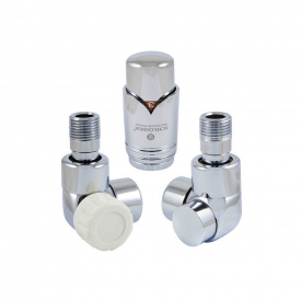 Комплект термостатичний осьовий лівий Schlosser LUX для мідної труби GZ 1/2 х 15x1 хром (603700006)