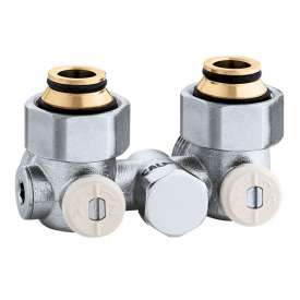 Кран нижнього підключення кутовий Caleffi 3/4x3/4 (301350)