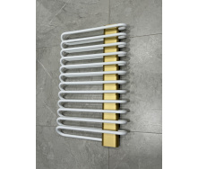 Рушникосушка Terma Michelle 780*500 White, панель Brass