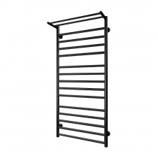 Фото - Електрична рушникосушка Devit Allround П15 500х1200, чорний матовий (AL5001200EBS) Електрична рушникосушка Devit Allround П15 500х1200, чорний матовий (AL5001200EBS)