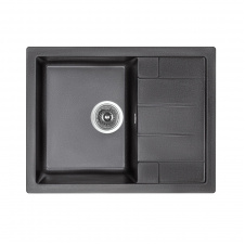 Мийка для кухні Lidz 650x500/200 BLM-14 чорний (LIDZBLM14650500200)