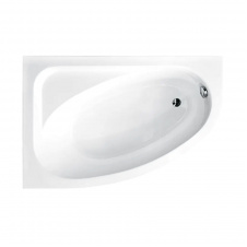 Ванна акрилова Besco Cornea 140х80, ліва (соло), без ніг (#WAC-140-NL)