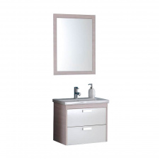 Тумба з умивальником Kolpa San Sara 62 Tex Light + Дзеркало (507826)