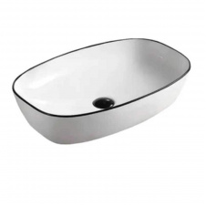 Умивальник Imprese Black Edge 60х38 см (i11098)