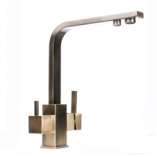 Змішувач для кухні під осмос Globus Lux Lazer GLLR-0111-9-BRONZE бронзовий