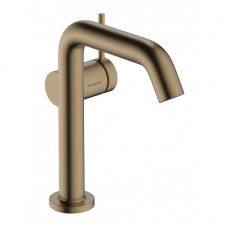 Змішувач для умивальника Hansgrohe Tecturis S 150 Fine CoolStart без донного клапана Brushed Bronze (73341140)