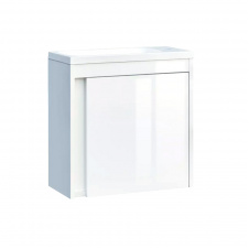 Тумба з раковиною Devit Small 250х500х508, білий глянцевий (063050W)
