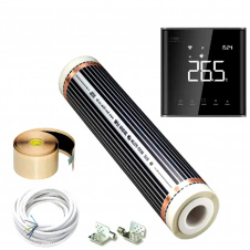 Комплект 4Heat FilmKit Sensor інфрачервона плівка із сенсорним терморегулятором 7 м2 1540 Вт
