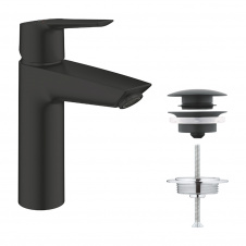 Змішувач для раковини Grohe QuickFix Start M-Size чорний матовий (235752432)