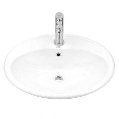 Раковина Devit Ovale 495х575x200, білий (1511136) Черкассы