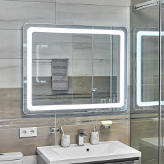 Дзеркало Global Glass MR-4 1000х800, з LED-підсвічуванням Броды