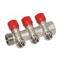Колектор кутовий Carlo Poletti 1x3/4 EK 3 виходи (C323N12QR) Бровари
