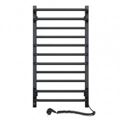 Електрична рушникосушка Navin Грандис 480x800 сенсор з таймером П чорний Пологи