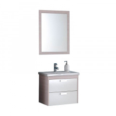 Тумба з умивальником Kolpa San Sara 62 Tex Light + Дзеркало (507826) Молочанск