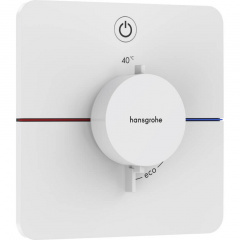 Термостат прихованого монтажу Hansgrohe ShowerSelect Comfort Q на 1 функцію Matt White (15581700) Ладан