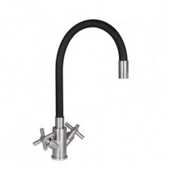 Змішувач для кухні Lidz Wind 013F3 Nickel (LDWIN013F3NKS43392) Вараш