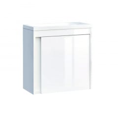 Тумба з раковиною Devit Small 250х500х508, білий глянцевий (063050W) Черкаси