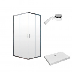Душова кабіна Radaway Alienta D 800х1000х1900 + піддон Lupo + сифон R500 (10258010-01-01KL500) Херсон