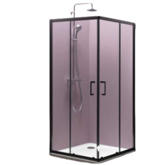 Душова кабіна Kolpa san Eco Quat TKK 90/K 185х90х90 см чорний Молочанськ
