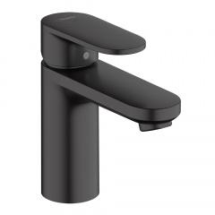 Змішувач для раковини Hansgrohe Vernis Blend CoolStart із зливним набором, чорний матовий (71585670) Кропива