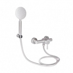 Змішувач для душу Lidz Aria 010 Nickel (LDARI010NKS43361) Бушеве