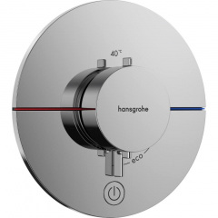 Термостат прихованого монтажу Hansgrohe ShowerSelect Comfort S HighFlow на 1 функцію Chrome (15562000) Киев
