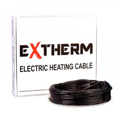 Двожильний нагрівальний кабель Extherm ETС ECO 20-2500 Рівне