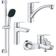 Набір змішувачів 4 в 1 для ванни та кухні Grohe QuickFix Start M-Size (UA202301KE) Павлоград