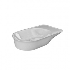 Раковина накладна RAK Ceramics Valet 640x360 білий глянець Новомосковськ