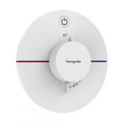 Термостат прихованого монтажу Hansgrohe ShowerSelect Comfort S на 1 функцію Matt White (15553700) Бровары